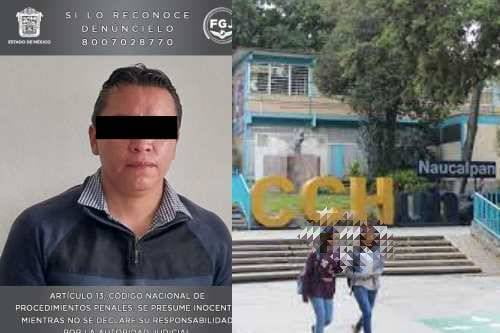Proferor del CCH Naucalpan, fue detenido acusado de violación